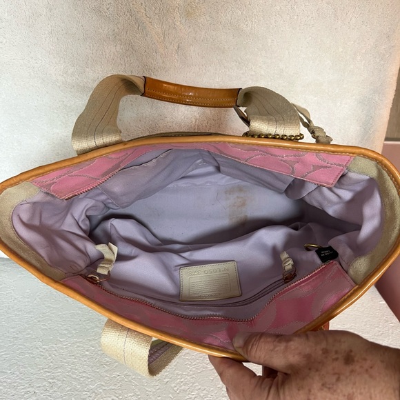 Coach Multicolor Patchwork Tote. - Picture 8 of 8